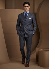 Dormeuil 175th Anniversary Super 200's Vicuna Wool Fabric - Charcoal