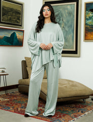 Pret - Moven - Moonlight Draped Co-ord Set - Green