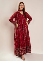 Pret Collection - Manahils - Safiyya - KURTI 099 - Maroon