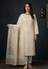 Formals - Riwaj - Fancy 26 - Ari & Mukesh Work - 2 Pcs - D#01 - Skin 3