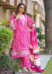 Lawn - Sidra Aleem - Print Series 25 - Pink