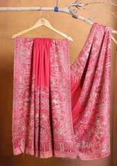 Pashmina Jamawar Shawl D#199 - SH Pink