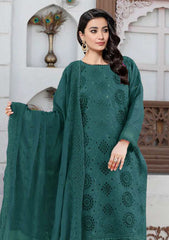 Lawn - Meemsey - Eid Luxury - Vol 01 - Mahnaz - Teal
