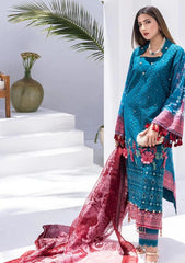 Lawn Collection- Al Zohaib - Rungkari - D#02