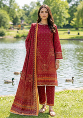 Lawn - Rubaaiyat - R Prints 26 - Volume 2 - RP2#19 - Maroon