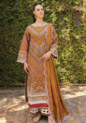 Lawn - Marjjan - Ruhi - Unstitched 25 - MLL-01 A (MUSTARD)