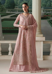 Formals - Emaan Adeel - Modern Heirloom Unstitched Chiffon 26 - ANTIQUE BLUSH