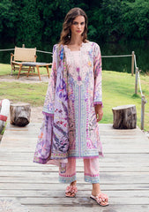 Lawn - Roheenaz - Garden Veil - Printed 25 - RGV#01-B - Lilac Dust