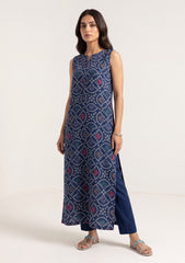 Formals - Rubaaiyat - Digital Printed - Shamoz Silk - Blue