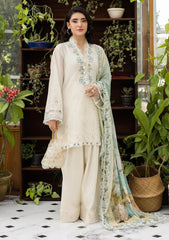 Lawn - Elaf Premium - E.Craft - Chikankari - EEC-1B PEARLISTA