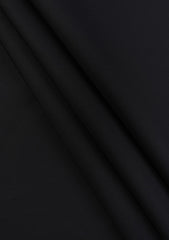 Elite Men Italy Thomas Mason Cotton Fabric - Black