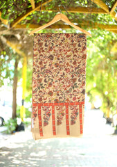 Digital Printed Wool Shawl D - 15 - Brown