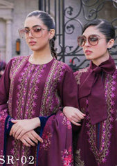 Winter Collection - Saira Rizwan - Unstitched - SR23#02 - Zaynem
