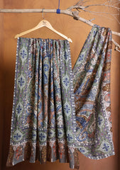 Pashmina Qalamkar Ari Work Jaaldar Shawl D#05 - Multi 1