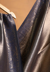 Silk Zari Jamawar Shawl D#48 - N Blue