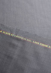 Loro Piana Super 170's Wool & Silk Fabric - Charcoal