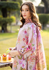Lawn - Alizeh - Sheen Prints 25 - AF-PL-6033 - Tuscany