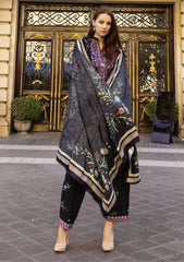 Winter - Meerak - Premium Embroidered Linen 25 - CHARIZMA