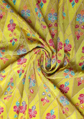Printed Grip Silk With Sequence Work - ASPL#98