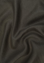 Cavani Sicily Selvage Plain Linen Fabric - D Green