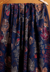 Karandi Embroidered Shawl D#06 - N Blue