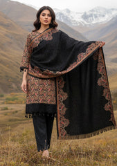 Winter - Riwaj - Printed Marina - 3 Pcs - Wool Shawl 25 - D#86