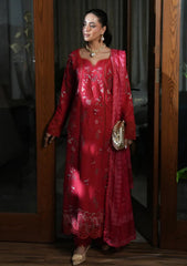 Lawn - Aylin - Luxury Summer 26 - Crimson Charm