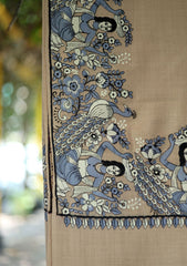 Pashmina Embroidered Shawl D - 186 - Skin