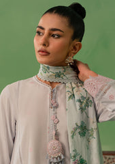 Lawn Collection - Cross Stitch - Mahiri V01 - AQUA PEARL