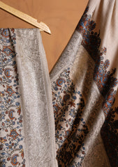 Pashmina Embroidered Jaaldar Shawl D#11 - Skin 6