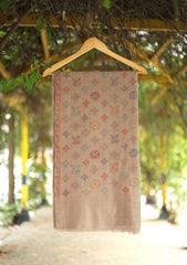 Pashmina Jamawar Shawl D - 57 - Skin