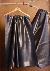 Silk Zari Jamawar Shawl D#44 - N Blue