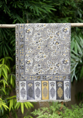 Pashmina Kani Jamawer Scarf D - 34 - S Grey