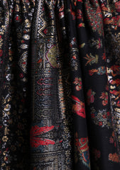 Pashmina Zari Jamawar Shawl D#119 - Black