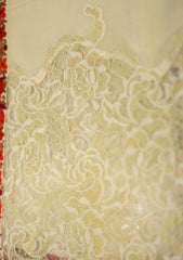 Pashmina Patch Work Shawl D - 32 - Cream