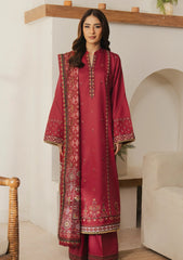 Winter - Seran - Embroidered Unstitched 25 - SEU#01 - Cerisse