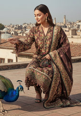 Winter - Riwaj - Printed Marina - 3 Pcs - Wool Shawl 25 - D#04