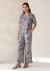 Formals - Rubaaiyat - Digital Printed - Shamoz Silk - L Grey