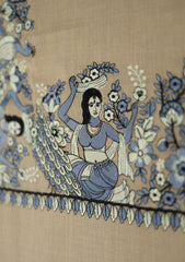 Pashmina Embroidered Shawl D - 186 - Skin