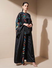 Pret - Moven - Silk Jacquard Women's Shrug - Black