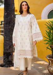 Lawn - Marjjan - Seraya - Embroidered 25 - MBL#20-B - OFF WHITE