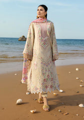 Lawn - Sadaf Fawad Khan - Siraa - Luxury 26 - Sunehri