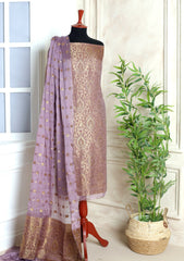 Formals - Fancy Closet - 2 pcs Suit - Chiffon Jamawar D#55 DT Pink