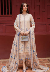 Winter - Marjjan - Bella 25 - Embroidered Karandi - MWK#40 B - SKIN