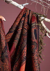 Water Wool Jamawar Shawl D - 01 - Multi 51