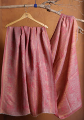 Pashmina Zari Branded Shawl D#01 - Pink