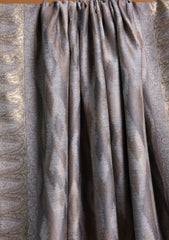 Pashmina Zari Jamawar Shawl D#24 - L Grey