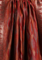 Pashmina Zari Jamawar Shawl D#24 - Red