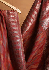 Pashmina Zari Jamawar Shawl D#24 - Red