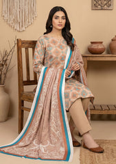 Winter - Rubaaiyat - D Prints - Marina 26 - Wool Shawl - RPM#08 - Skin